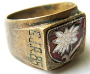 Anillo de un Miembro del "Gebirgsjägerregiment 85"